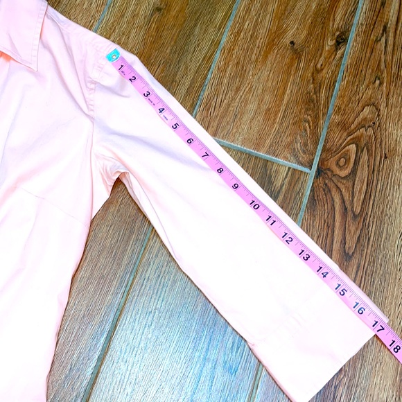 J. Crew Pink Button Down Blouse, Size: XS - Picture 7 of 8